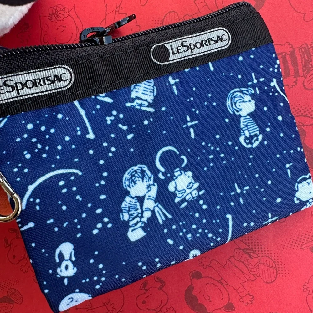 Peanuts X LeSportsac Vintage Coin Zipper Pouch New - Picture 4 of 5